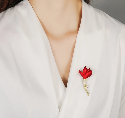Elegant Red Tulip