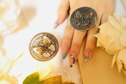 Butterfly Statement Adjustable Ring