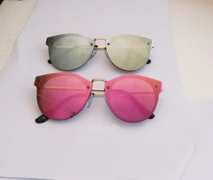Rimless Cat-Eye Sunglasses