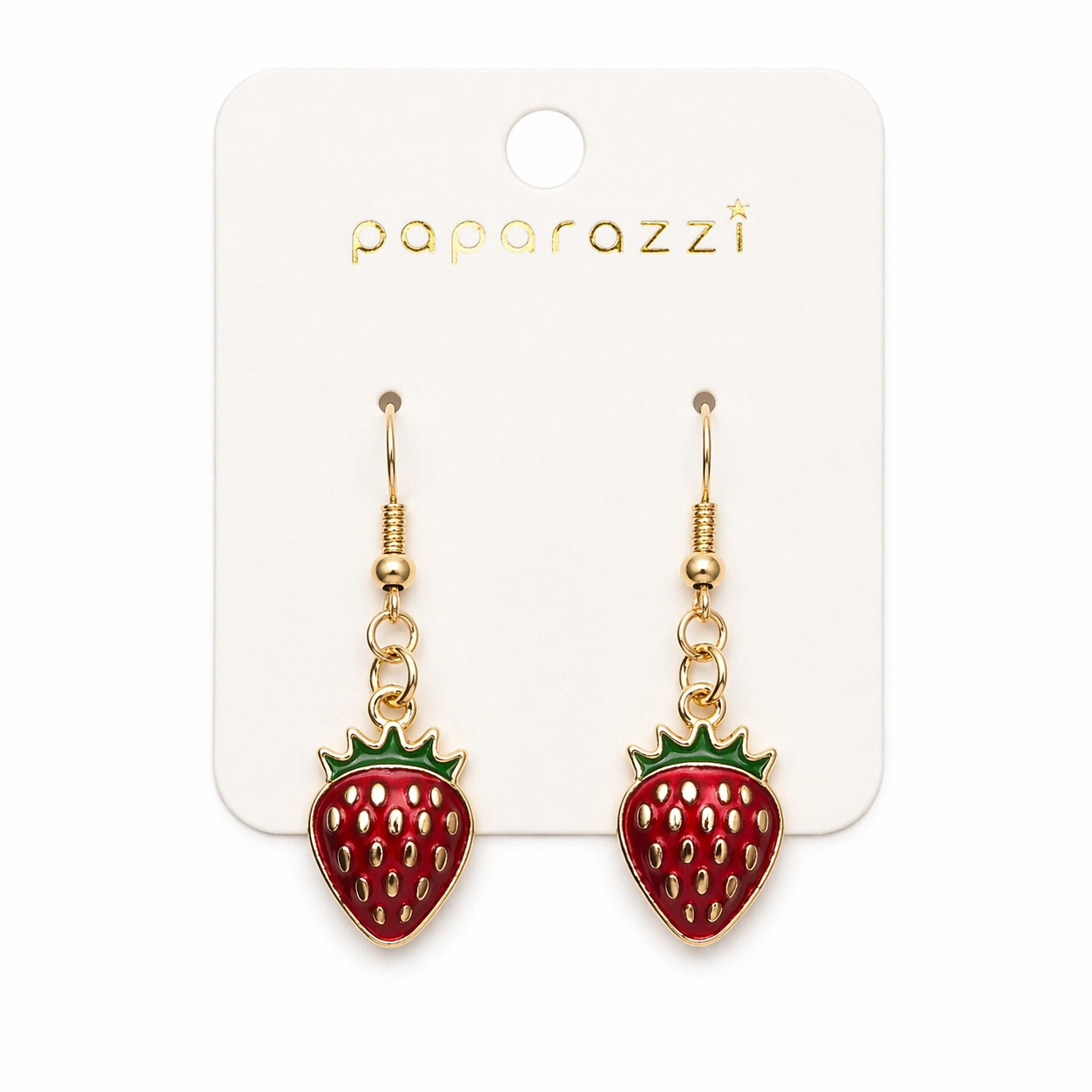 Cute Strawberry Drop Earrings